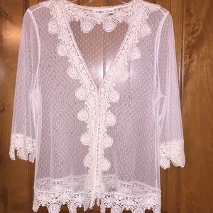 Lace cardigan